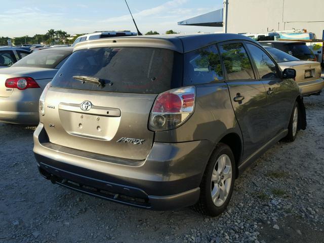 2T1KR32E08C690696 - 2008 TOYOTA COROLLA MA GRAY photo 4