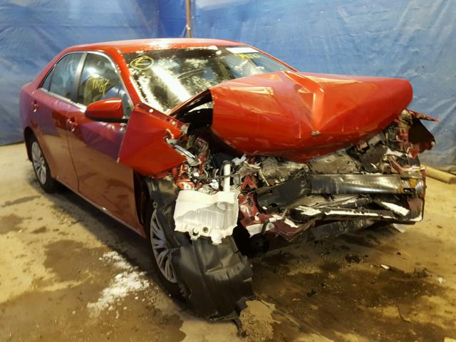 4T1BF1FK6DU713288 - 2013 TOYOTA CAMRY L RED photo 1