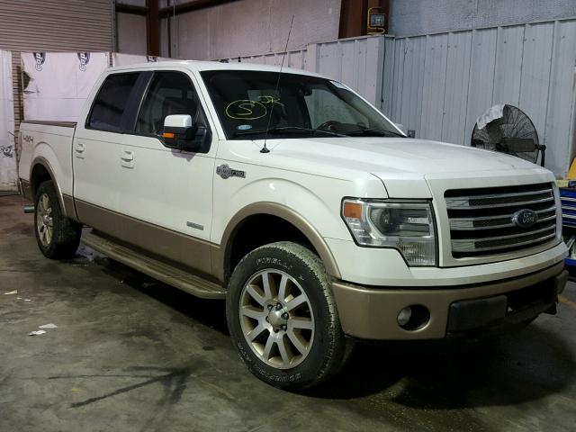 1FTFW1ET7DKD77033 - 2013 FORD F150 SUPER WHITE photo 1