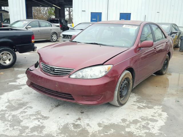 4T1BE32K46U131021 - 2006 TOYOTA CAMRY LE BURGUNDY photo 2