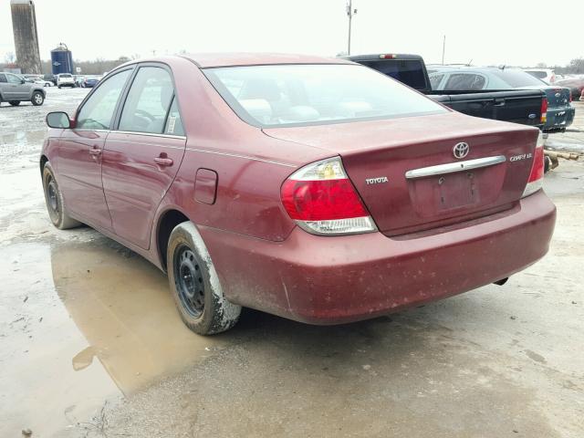 4T1BE32K46U131021 - 2006 TOYOTA CAMRY LE BURGUNDY photo 3