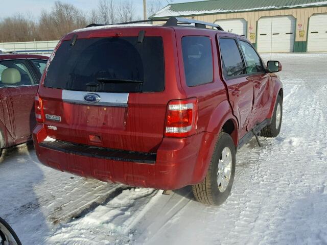 1FMCU0E72CKC38492 - 2012 FORD ESCAPE LIM RED photo 4