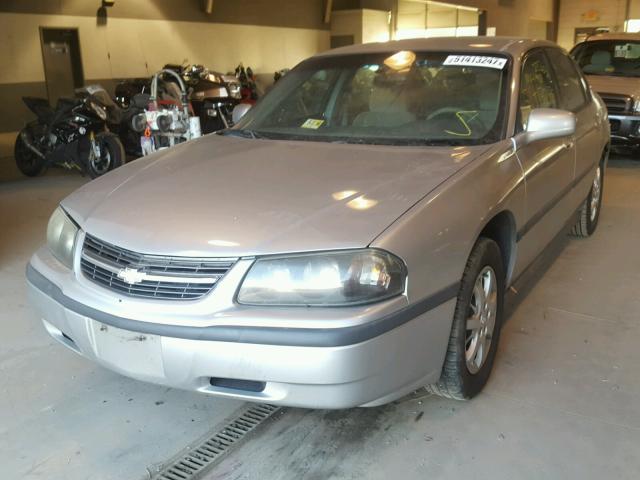 2G1WF52EX59360025 - 2005 CHEVROLET IMPALA SILVER photo 2