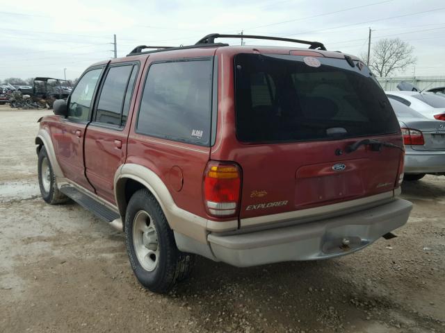 1FMZU32E1XUA39281 - 1999 FORD EXPLORER RED photo 3