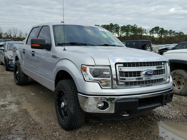 1FTFW1ET0EKF73607 - 2014 FORD F150 SUPER SILVER photo 1