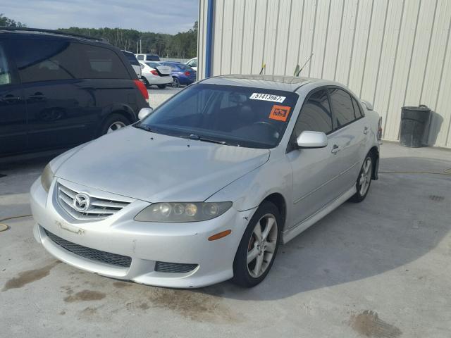 1YVHP84C855M22507 - 2005 MAZDA 6 I SILVER photo 2