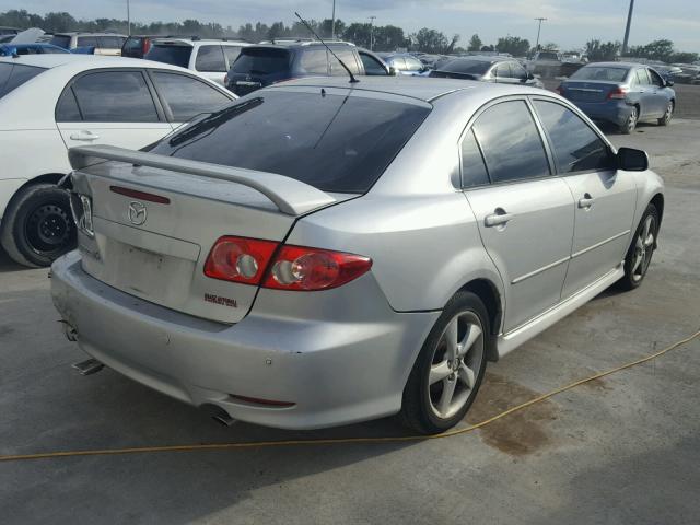 1YVHP84C855M22507 - 2005 MAZDA 6 I SILVER photo 4