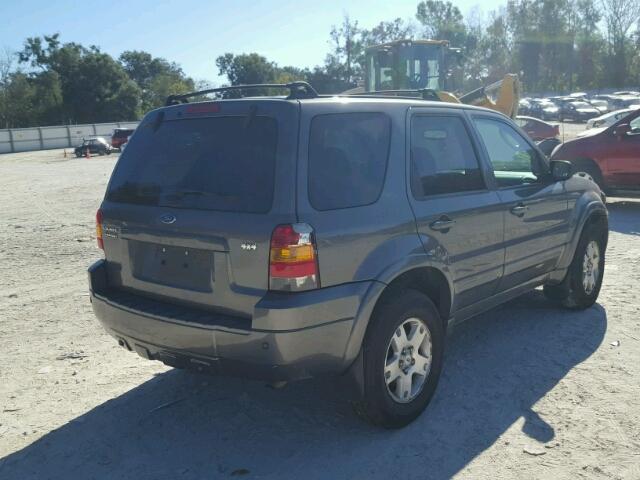 1FMCU94106KA73094 - 2006 FORD ESCAPE LIM GRAY photo 4