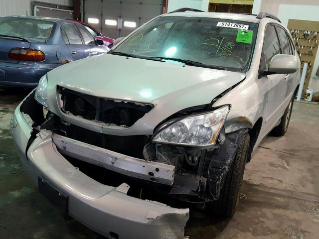 2T2HA31U44C032900 - 2004 LEXUS RX 330 TAN photo 2