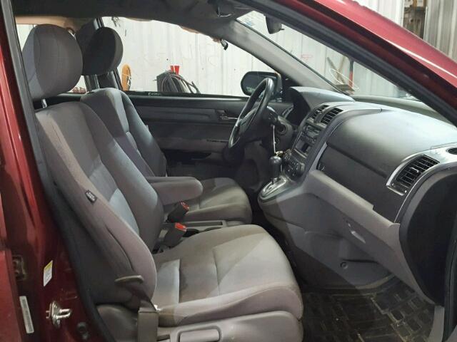 5J6RE48308L041229 - 2008 HONDA CR-V LX RED photo 5