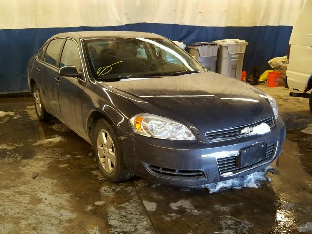 2G1WT55K381291868 - 2008 CHEVROLET IMPALA LT GRAY photo 1