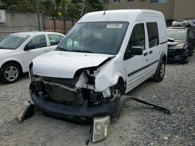 NM0LS6AN7DT128533 - 2013 FORD TRANSIT CO WHITE photo 2