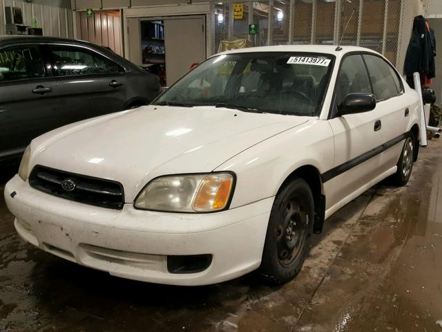 4S3BE635017212152 - 2001 SUBARU LEGACY L WHITE photo 2