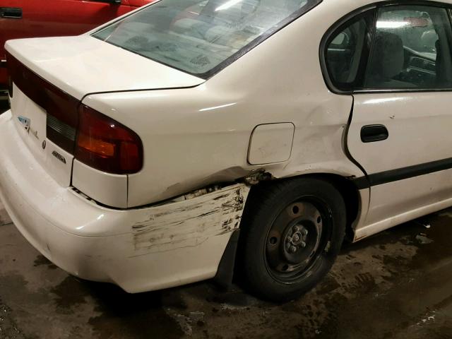 4S3BE635017212152 - 2001 SUBARU LEGACY L WHITE photo 9