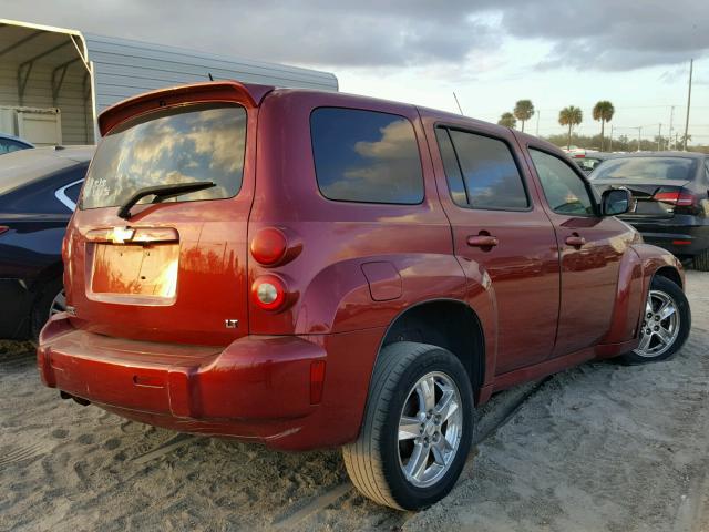 3GNCA23D78S681922 - 2008 CHEVROLET HHR LT RED photo 4