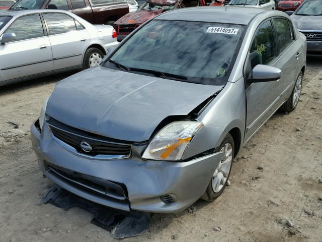 3N1AB6AP5BL662954 - 2011 NISSAN SENTRA 2.0 GRAY photo 2