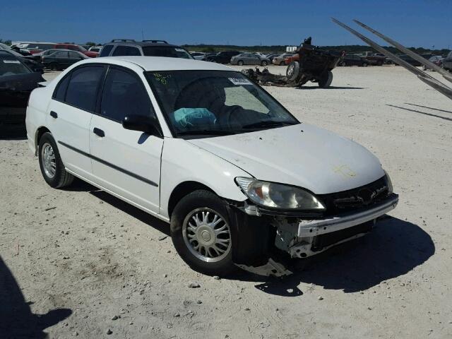 2HGES16344H643977 - 2004 HONDA CIVIC DX V WHITE photo 1