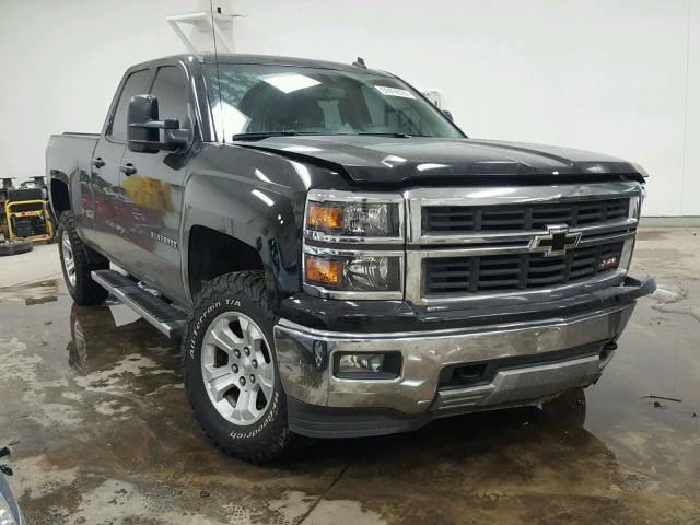 1GCVKREC6EZ410845 - 2014 CHEVROLET SILVERADO BLACK photo 1