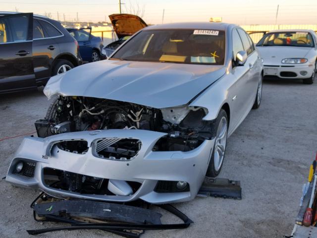WBAFR7C57BC801054 - 2011 BMW 535 I SILVER photo 2