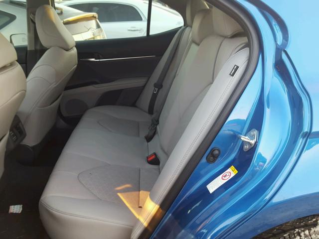 4T1B61HK0JU014988 - 2018 TOYOTA CAMRY XSE BLUE photo 6