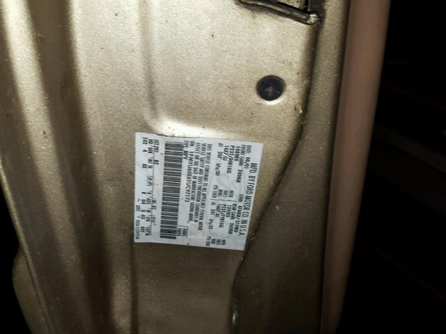 1FMYU60E61UC97173 - 2001 FORD EXPLORER S TEAL photo 10