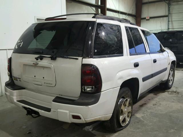 1GNDS13S752345365 - 2005 CHEVROLET TRAILBLAZE WHITE photo 4