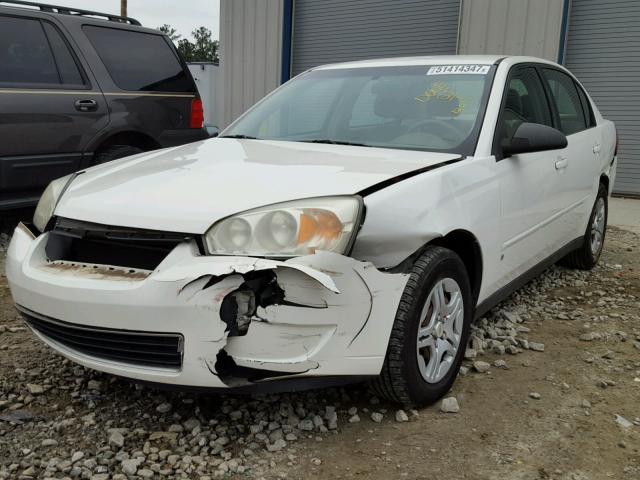 1G1ZS58F47F308604 - 2007 CHEVROLET MALIBU LS WHITE photo 2