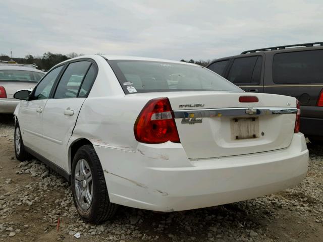 1G1ZS58F47F308604 - 2007 CHEVROLET MALIBU LS WHITE photo 3