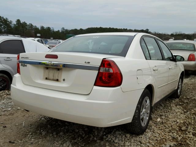 1G1ZS58F47F308604 - 2007 CHEVROLET MALIBU LS WHITE photo 4