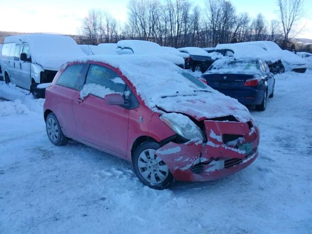 JTDJT923885142134 - 2008 TOYOTA YARIS RED photo 1