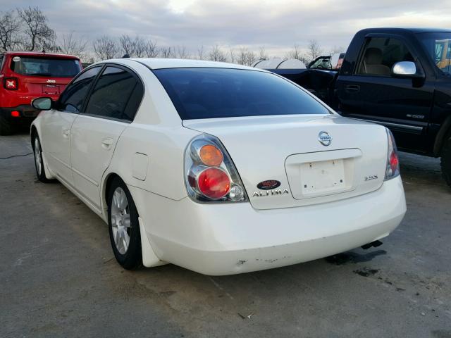 1N4AL11D05C189716 - 2005 NISSAN ALTIMA S WHITE photo 3