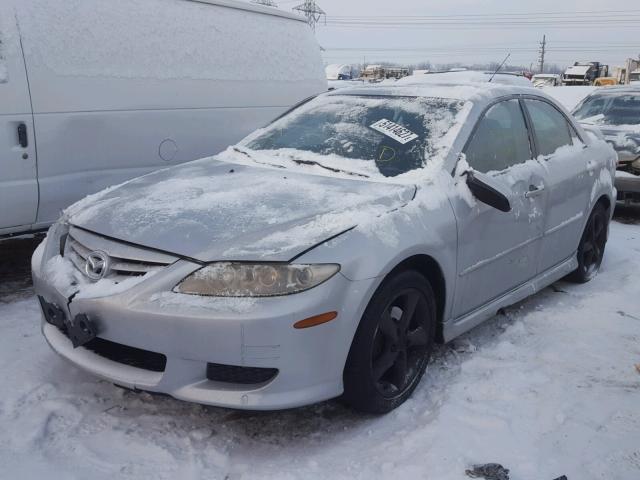 1YVHP80C055M05206 - 2005 MAZDA 6 I SILVER photo 2