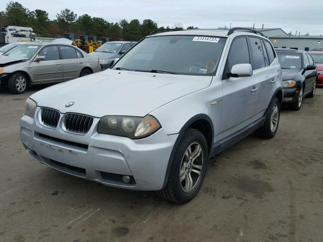 WBXPA93456WG83842 - 2006 BMW X3 3.0I GRAY photo 2