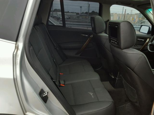 WBXPA93456WG83842 - 2006 BMW X3 3.0I GRAY photo 6
