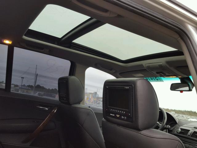 WBXPA93456WG83842 - 2006 BMW X3 3.0I GRAY photo 9