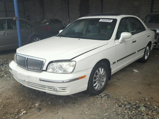 KMHFU45E35A406250 - 2005 HYUNDAI XG 350 WHITE photo 2