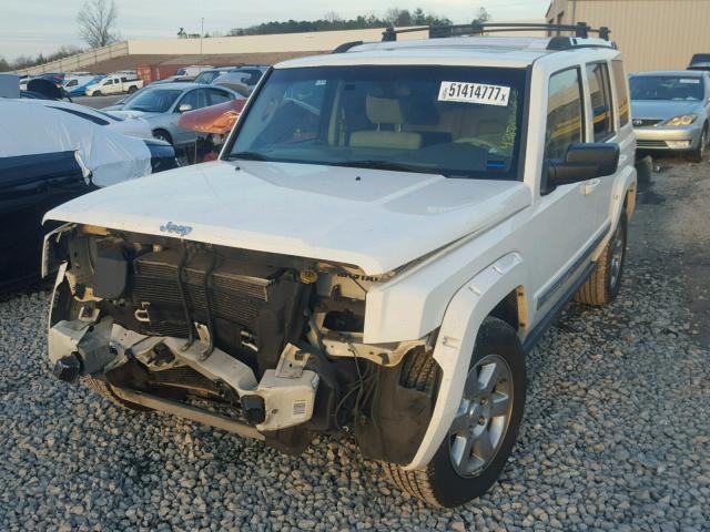 1J8HH58N18C153403 - 2008 JEEP COMMANDER WHITE photo 2