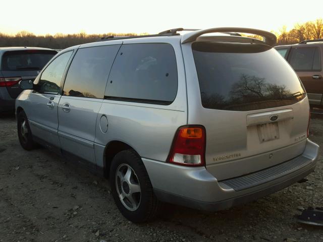 2FMZA57471BB03339 - 2001 FORD WINDSTAR S SILVER photo 3