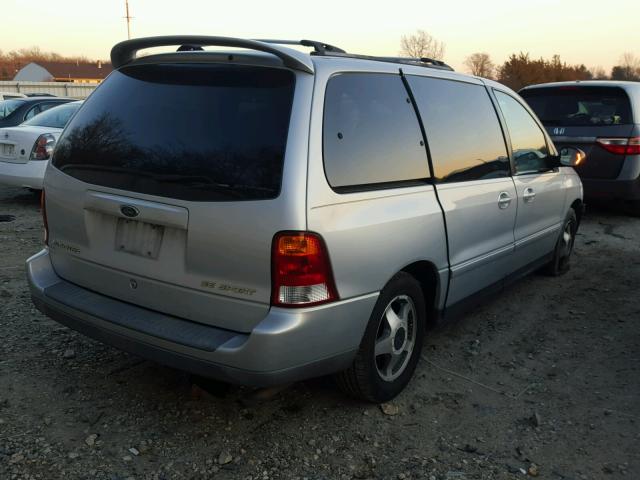 2FMZA57471BB03339 - 2001 FORD WINDSTAR S SILVER photo 4