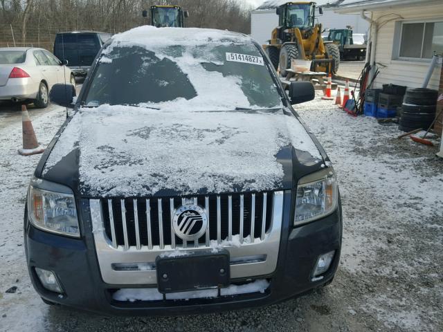 4M2CU91Z28KJ14305 - 2008 MERCURY MARINER GRAY photo 9