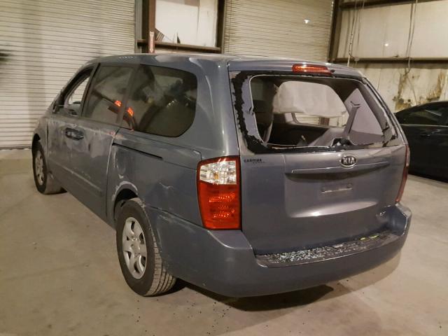 KNDMB233666079046 - 2006 KIA SEDONA EX SILVER photo 3