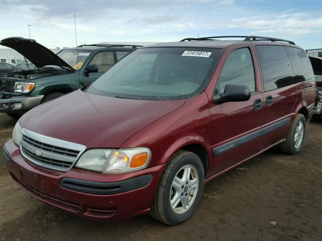 1GNDV03E03D258761 - 2003 CHEVROLET VENTURE RED photo 2