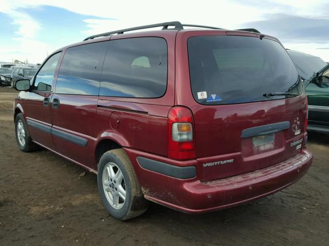 1GNDV03E03D258761 - 2003 CHEVROLET VENTURE RED photo 3