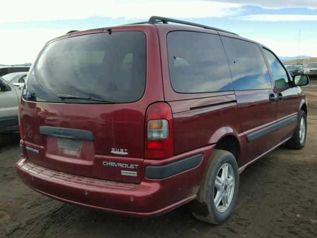 1GNDV03E03D258761 - 2003 CHEVROLET VENTURE RED photo 4