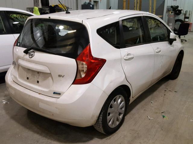 3N1CE2CP7FL384604 - 2015 NISSAN VERSA NOTE WHITE photo 4