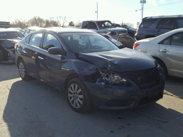 3N1AB7AP7EL672895 - 2014 NISSAN SENTRA S GRAY photo 1