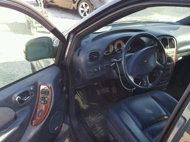 2C8GP64L71R203314 - 2001 CHRYSLER TOWN & COU BLUE photo 9