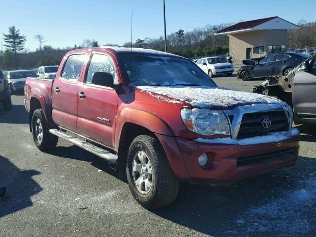 5TELU42N25Z013891 - 2005 TOYOTA TACOMA DOU RED photo 1