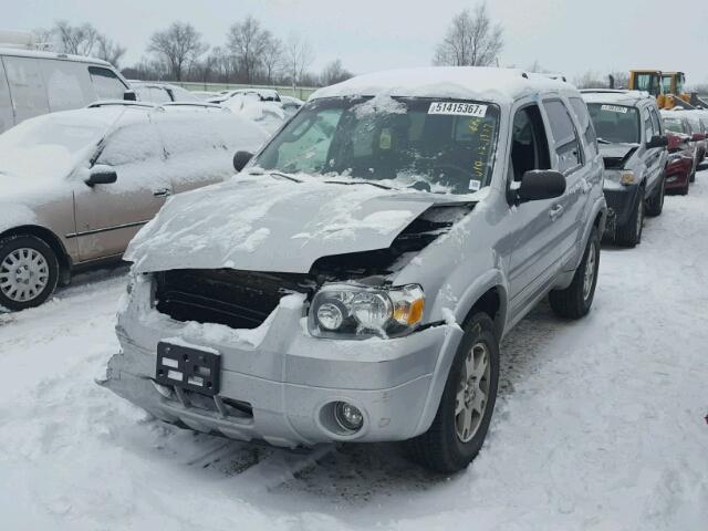 1FMYU04135KA95753 - 2005 FORD ESCAPE LIM SILVER photo 2