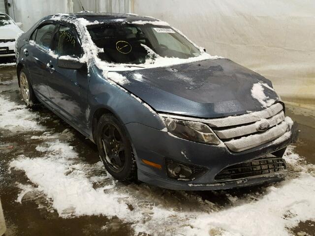 3FAHP0HAXBR158754 - 2011 FORD FUSION SE BLUE photo 1